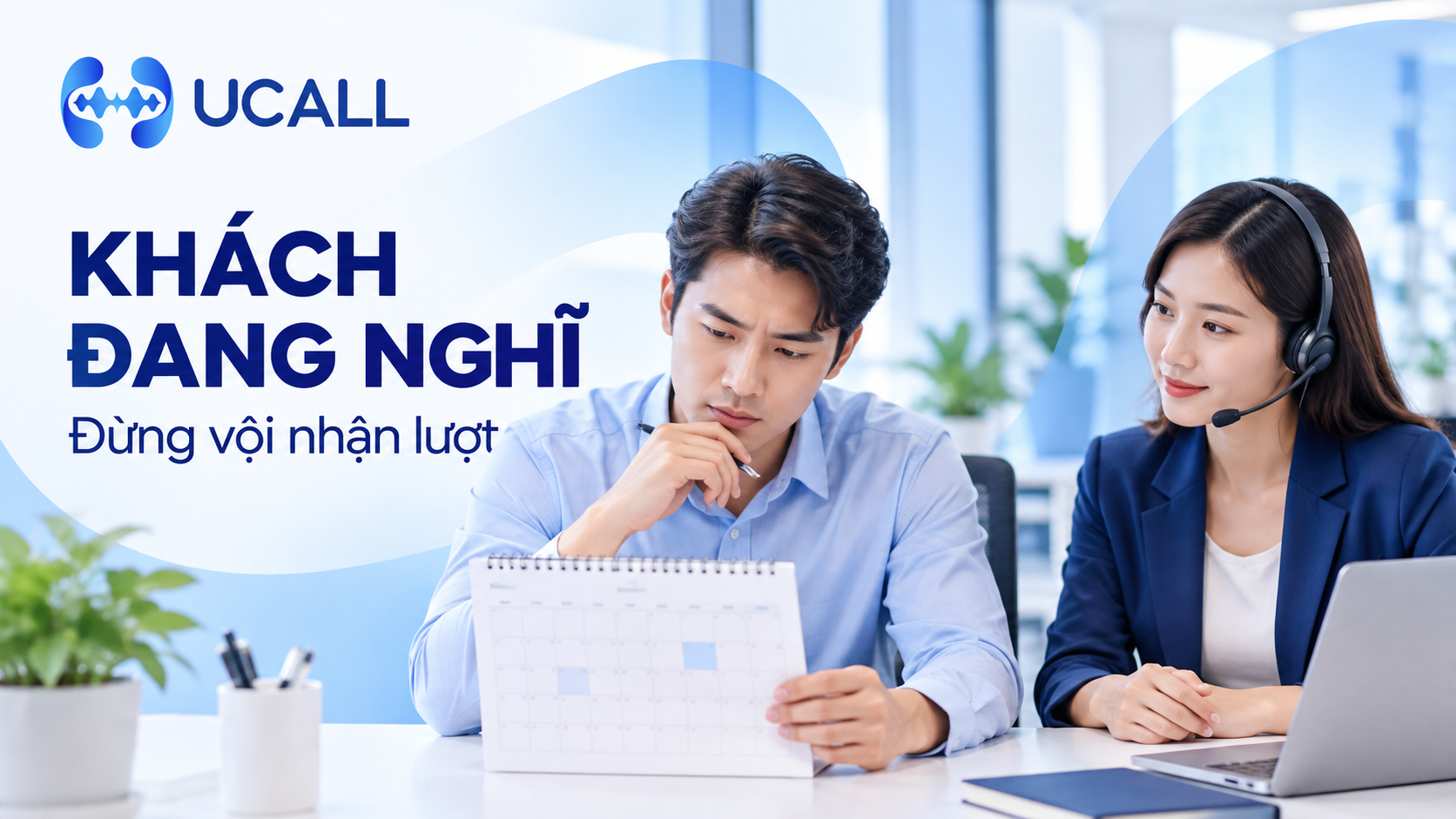 Phân biệt khoảng dừng khi khách đang nghĩ với lúc đã nhường lượt