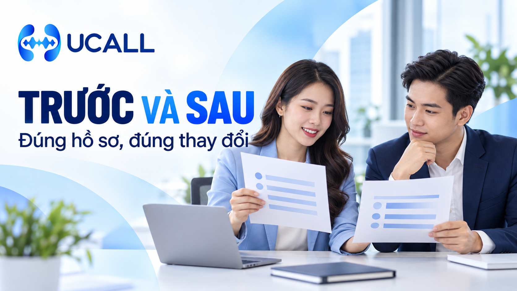 Đối chiếu đúng hồ sơ và thay đổi dữ liệu trước sau cuộc gọi