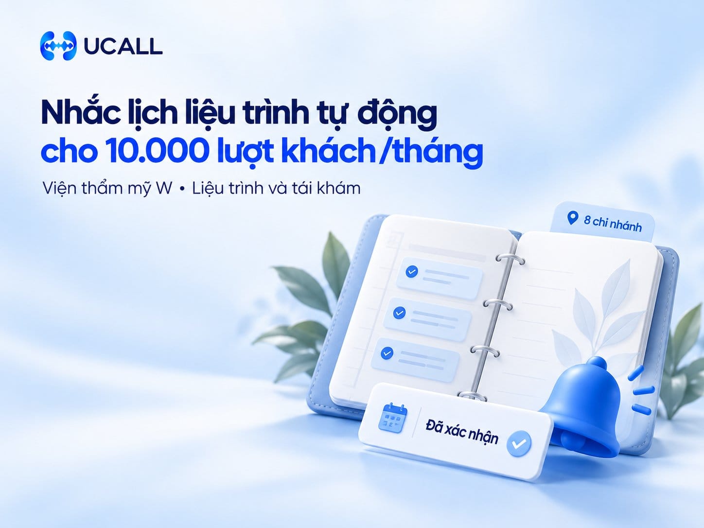 Case Study Spa & Thẩm Mỹ: Nhắc Lịch Hẹn Thẩm Mỹ Tự Động Cho 10.000 Khách Hàng Nhờ UCALL