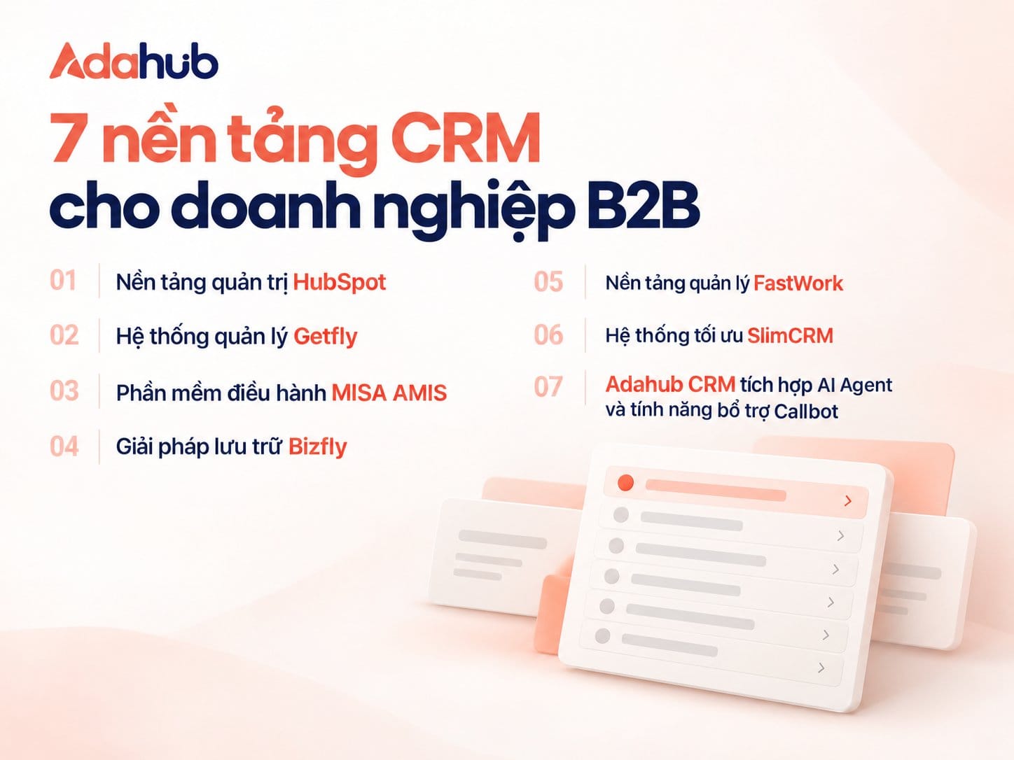 Đánh giá chi tiết các nền tảng CRM hàng đầu cho doanh nghiệp B2B