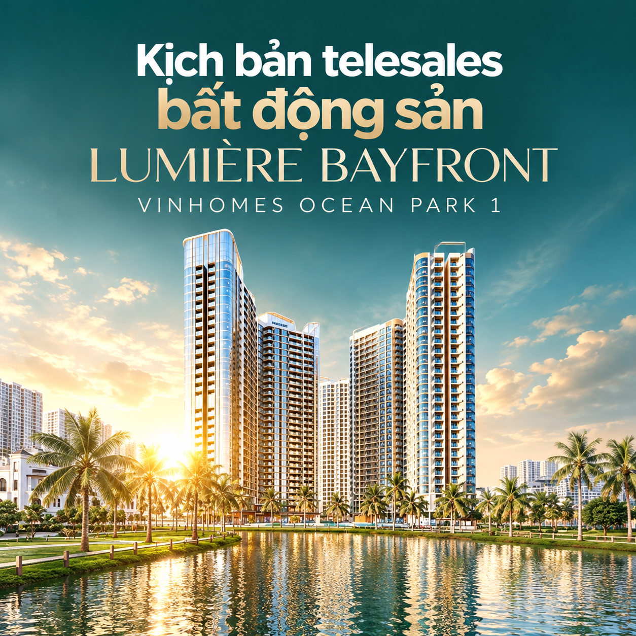 Mẫu kịch bản telesales bất động sản Lumiere Bayfront Vinhomes Ocean Park 1