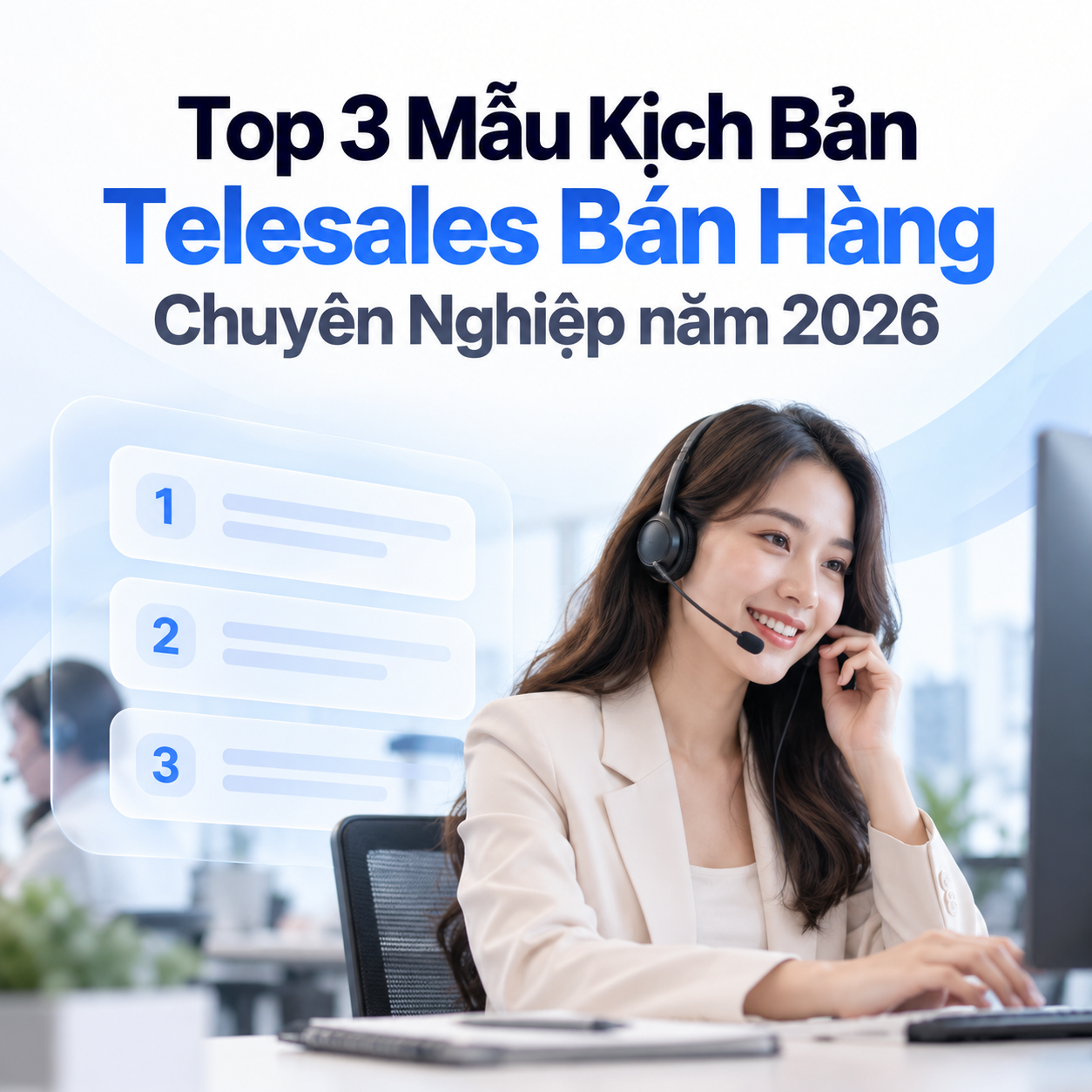 Top 3 Mẫu Kịch Bản Telesales Bán Hàng Chuyên Nghiệp năm 2026