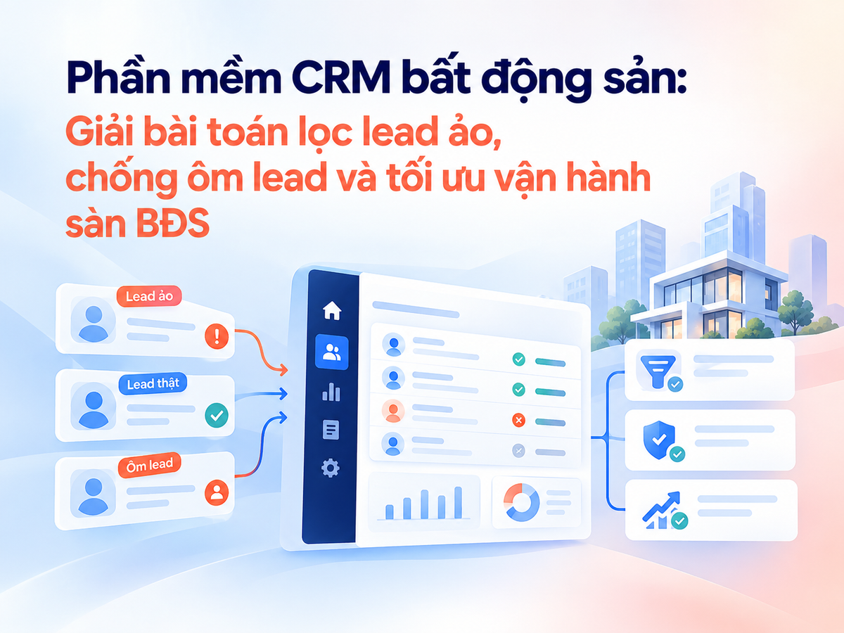 CRM bất động sản: lọc khách phù hợp và phân công nhân viên