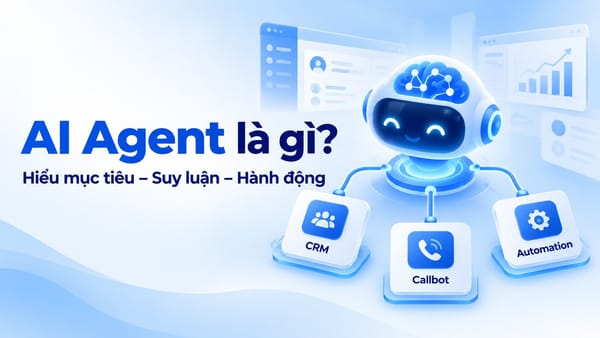 AI Agent kết nối CRM, Callbot và Automation trong doanh nghiệp