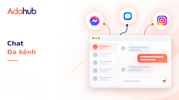 Không gian làm việc Chat Đa kênh (/chat-v2): Hợp nhất tin nhắn Zalo cá nhân, Zalo OA và Fanpage Facebook trên một giao diện - Nhận diện thương hiệu Adahub