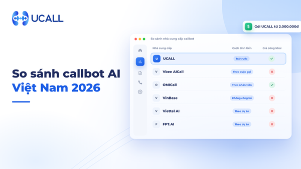 So sánh callbot AI tại Việt Nam 2026: Giá, cách tính cước, điều kiện sử dụng
