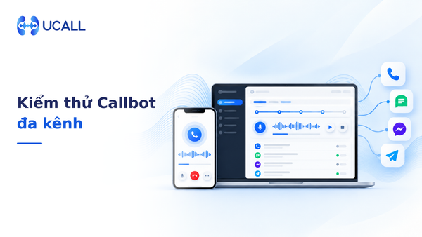 Quy trình Test Call đa kênh trên UCALL: Kiểm thử đàm thoại trực tiếp qua Web/App và gọi thử số điện thoại thật - Nhận diện thương hiệu UCALL