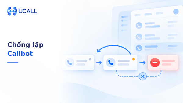 Cơ chế chống lặp vô hạn (Anti-loop) trên Callbot UCALL: Thiết lập nhánh Lặp lại khi khách hàng chưa nghe rõ - Nhận diện thương hiệu UCALL